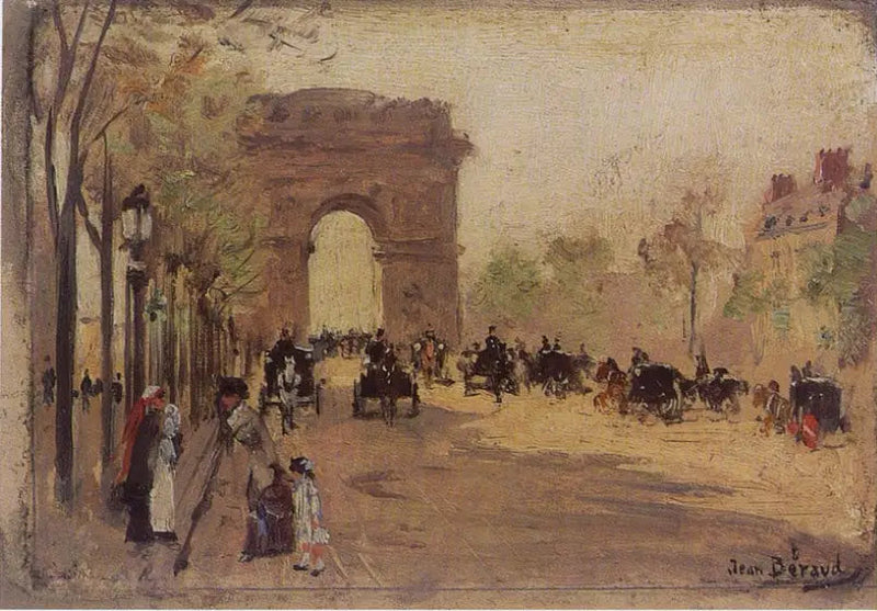 개선문과 샹젤리제 거리 - 장 보로

Source:
Arc de triomphe et Champs-Élysées - Jean Béraud
