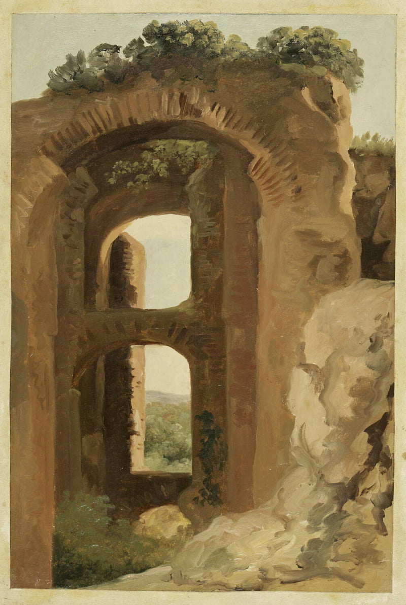 Arcade en ruines, dit aussi : Étude du Colisée - Pierre de Valenciennes