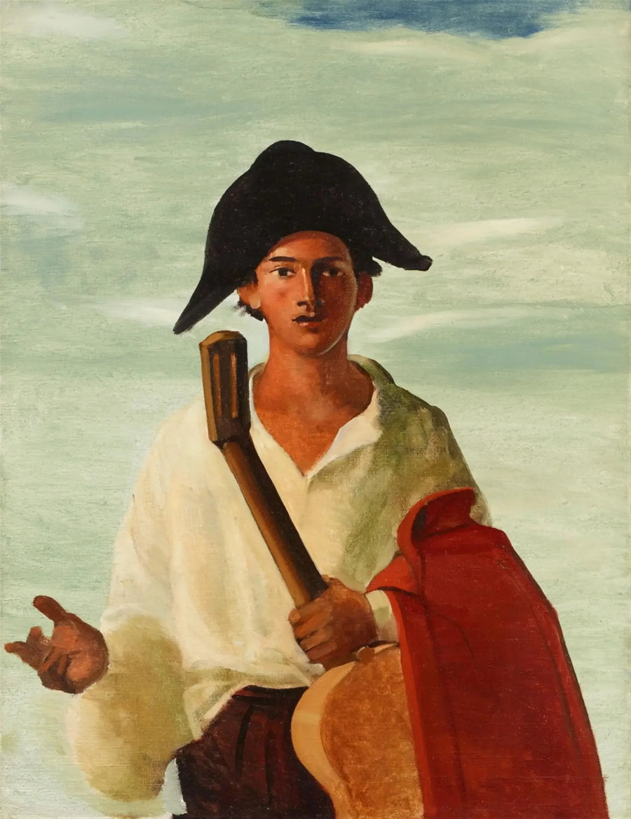 아를랭이 기타를 들고 있다 - 앙리 드레인

Source:
Arlequin tenant une guitare - André Derain