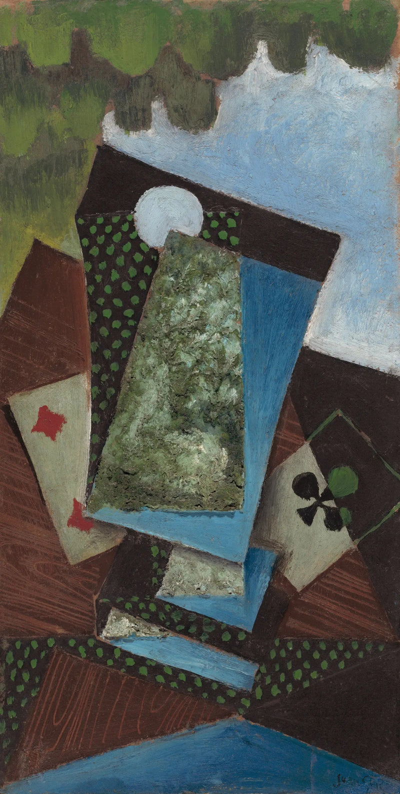 클로버 2개와 다이아 4개 - 후안 그리스

Source:
As de trèfle et quatre de carreau - Juan Gris