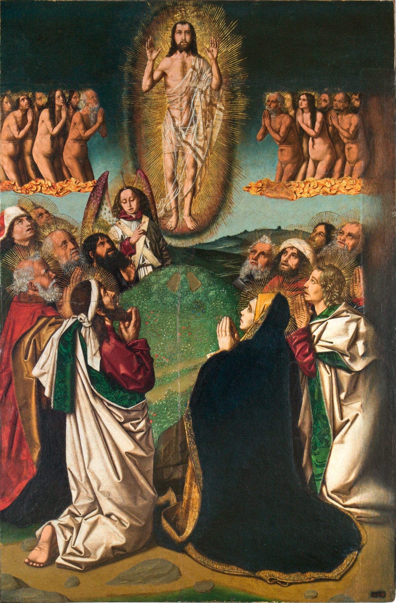ascension - Bartolomé Bermejo image 1 reproduction de peinture à l’huile