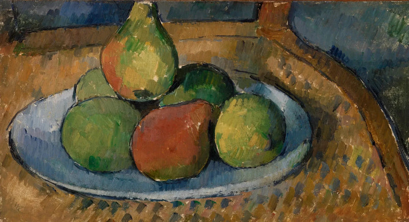 의자 위의 과일 접시 - Paul Cézanne