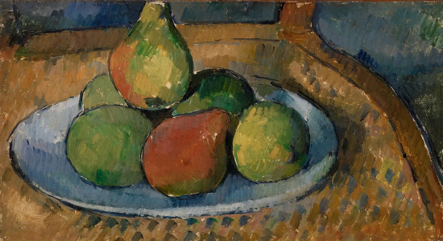 의자 위의 과일 접시 - Paul Cézanne