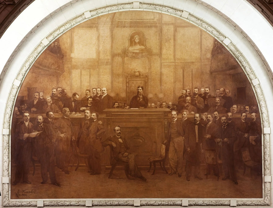 Assinature de la Constitution de 1891 - Eliseu Visconti