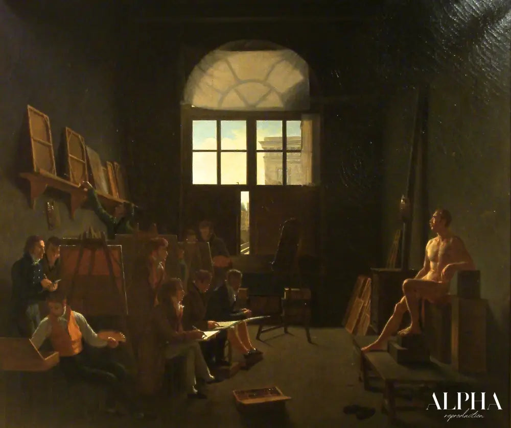 Atelier de David - Jacques-Louis David - Reproductions de tableaux et peintures haut de gamme