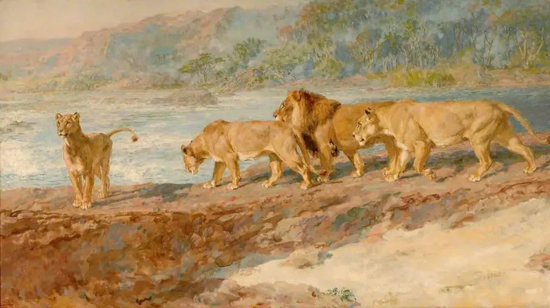 아프리카 강가에서 - 브리튼 리비에르

Source:
Au bord d'un fleuve africain - Briton Rivière