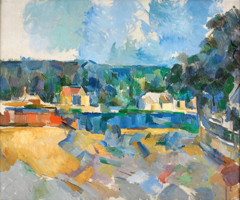 강가에서 - Paul Cézanne