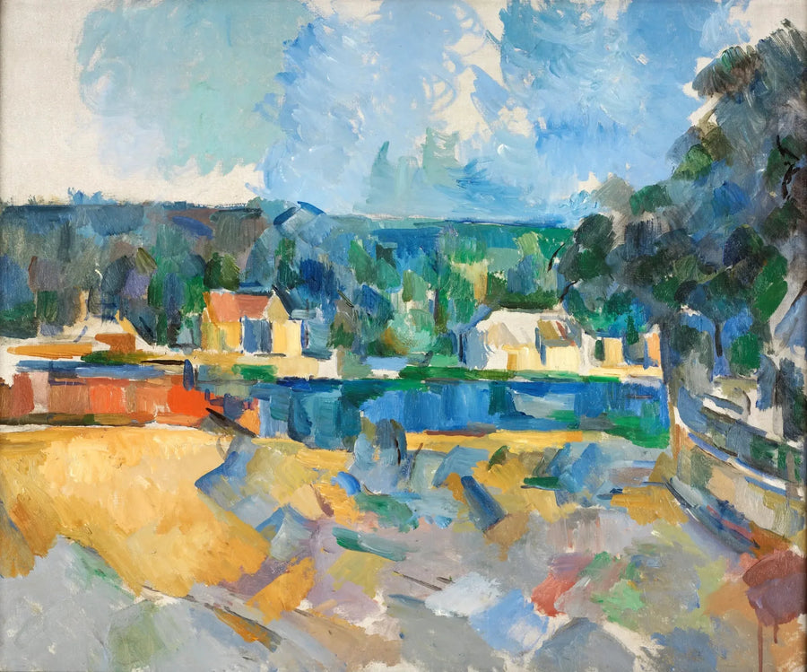 강가에서 - Paul Cézanne