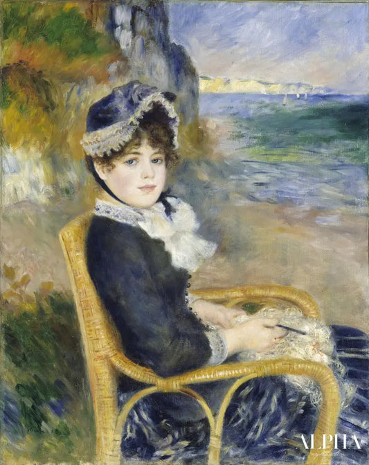 Au bord de la mer (Renoir) - Pierre-Auguste Renoir - Reproductions de tableaux et peintures haut de gamme