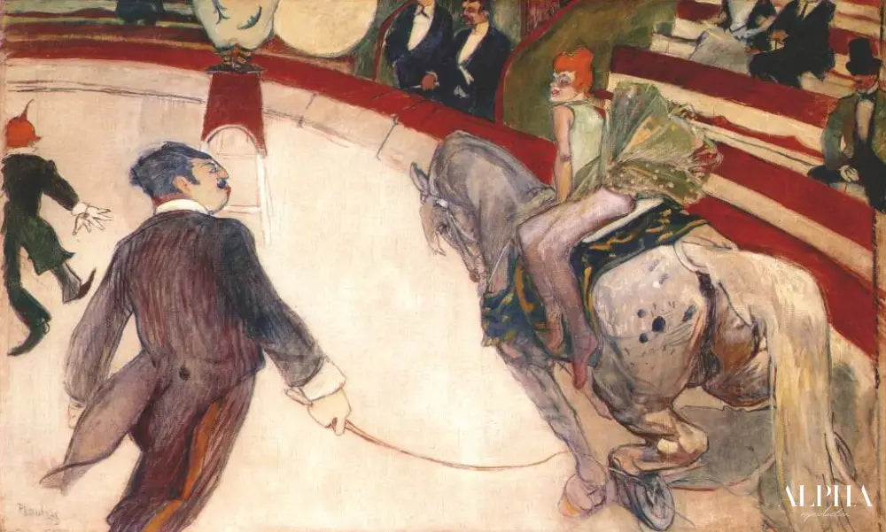 Au cirque Fernando - Toulouse Lautrec - Reproductions de tableaux et peintures haut de gamme