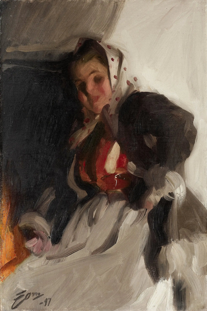벽난로 구석 - 앤더스 손

Source:
Au coin du feu - Anders Zorn