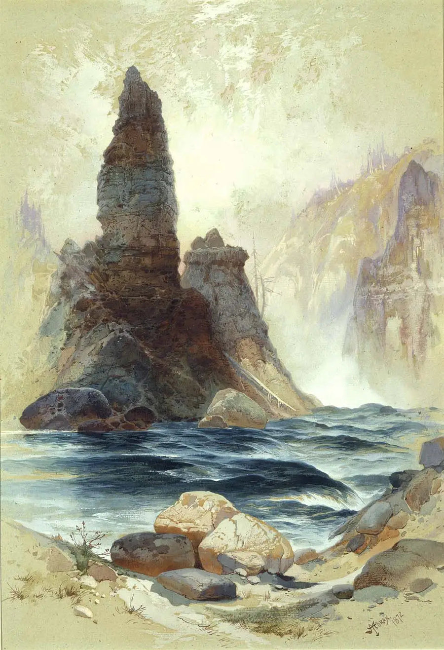 옐로스톤의 폭포 위 타워 - 토마스 모란

Source:
Au-dessus des chutes Tower, Yellowstone - Thomas Moran