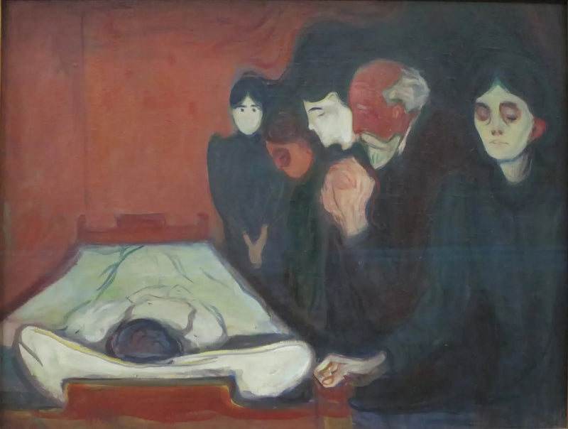 죽음의 침대 - 에드바르 뭉크