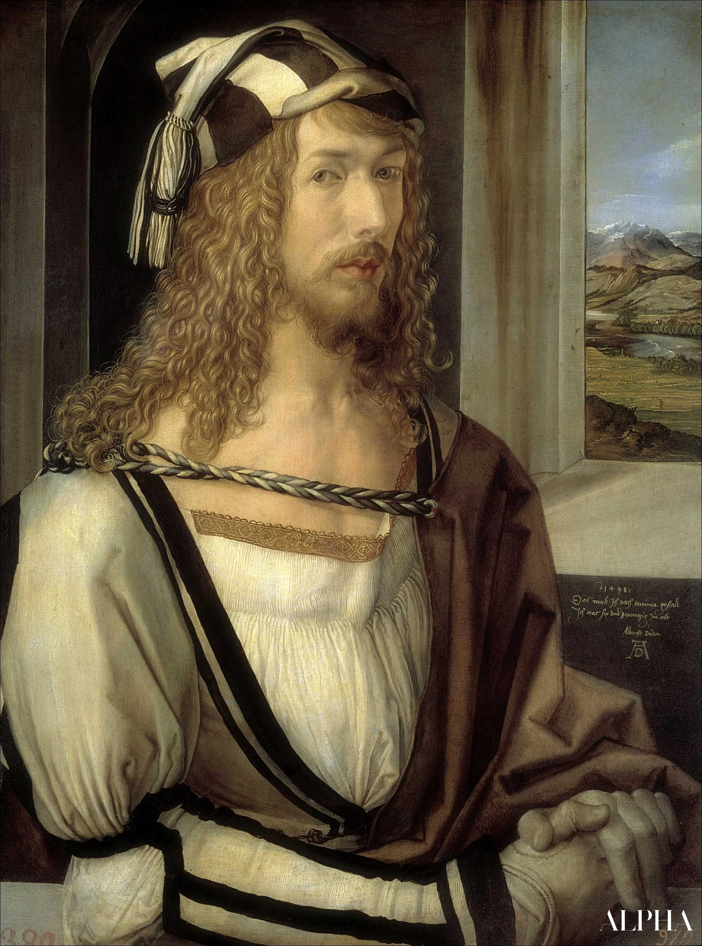 Reproduction du tableau « Auto-portrait - Albrecht Dürer » par Alpha Reproduction en peinture à l’huile
