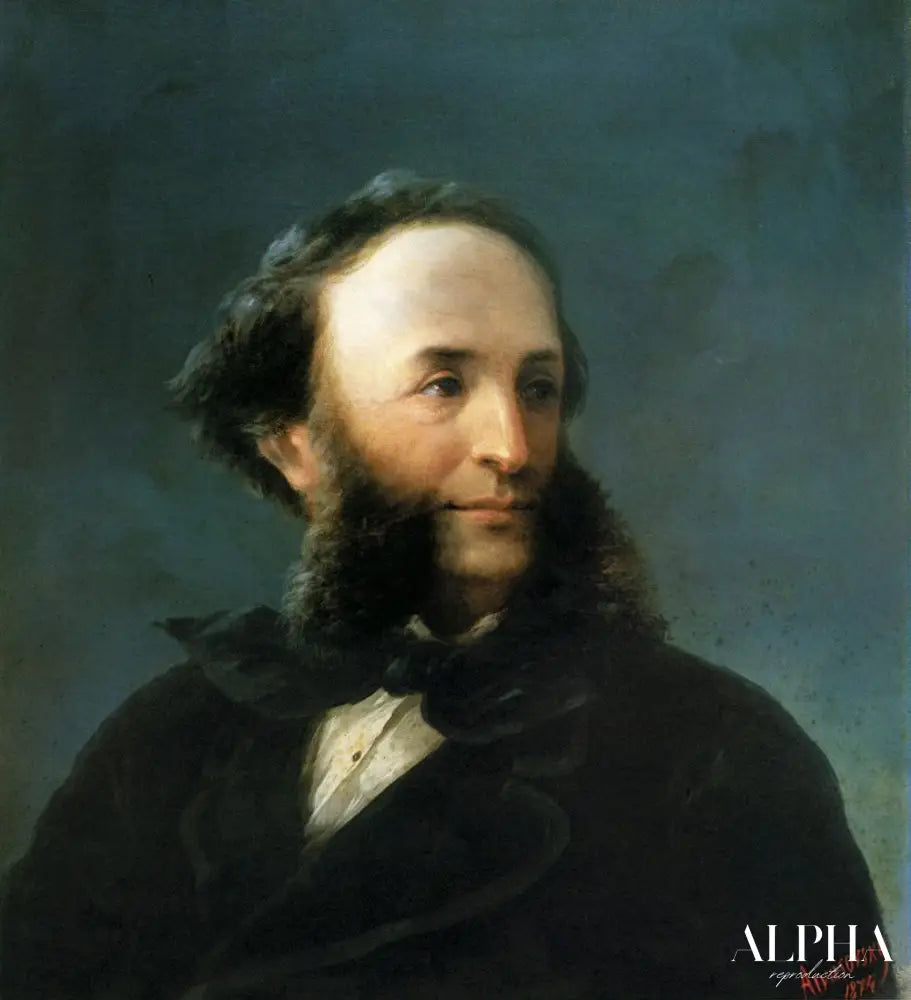 Autoportrait, 1874 - Ivan Aïvazovski - Reproductions de tableaux et peintures haut de gamme