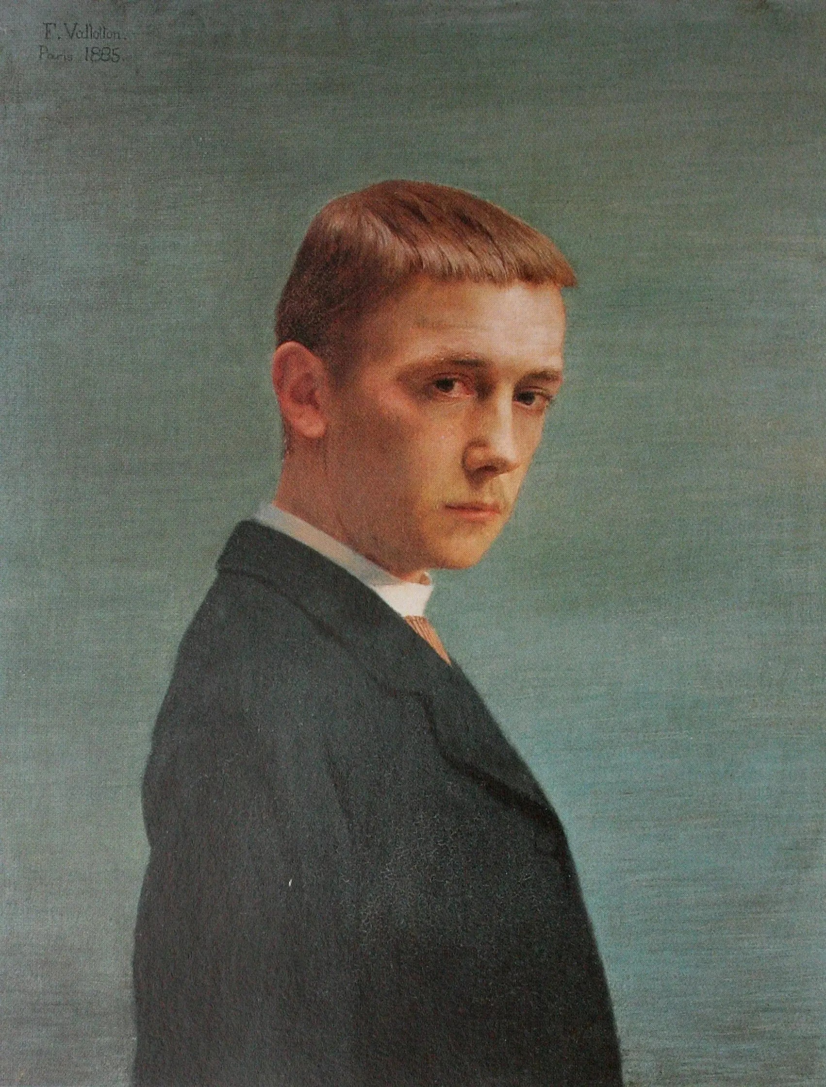 Autoportrait à l’âge de vingt ans - Félix Vallotton - Alpha Reproduction
