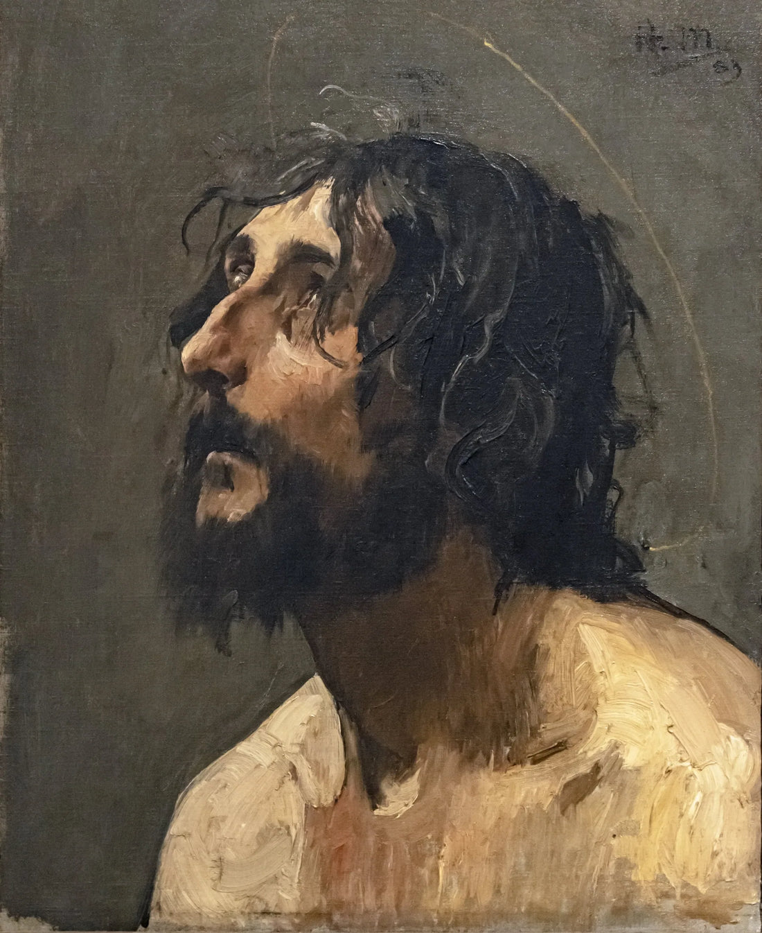 Autoportrait à saint Jean-Baptiste - Henri-Jean Guillaume Martin