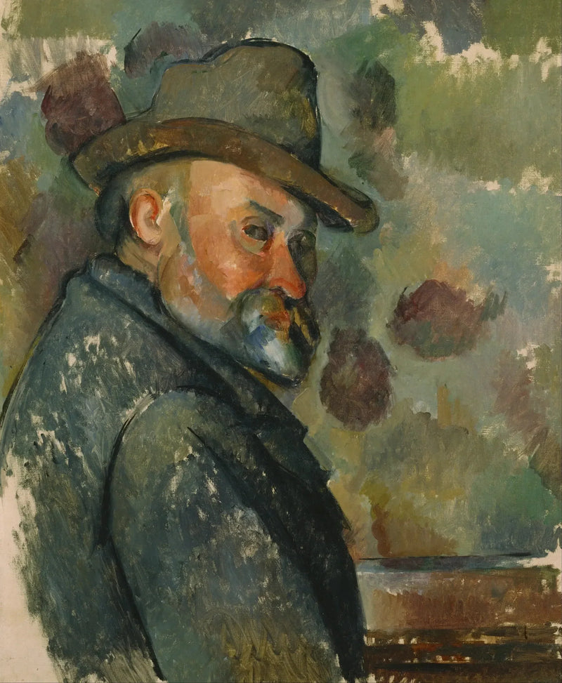 모자 쓴 자화상 - Paul Cézanne