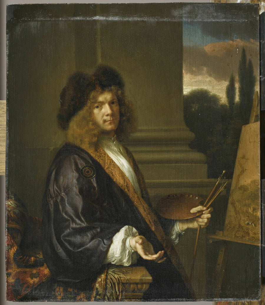 Autoportrait au chevalet - Arie de Vois