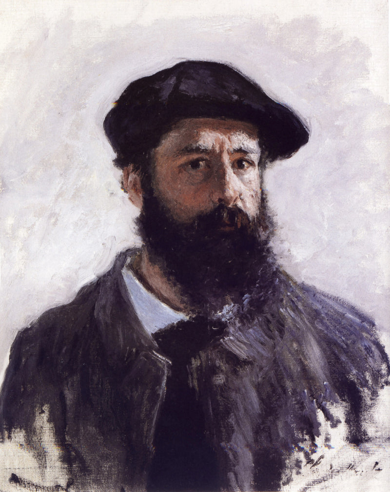 베레모를 쓴 자화상 - Claude Monet
