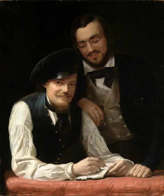 프란츠 자베르 윈터할터의 작가와 그의 형제의 자화상

Source:
Autoportrait de l'artiste avec son frère - Franz Xaver Winterhalter