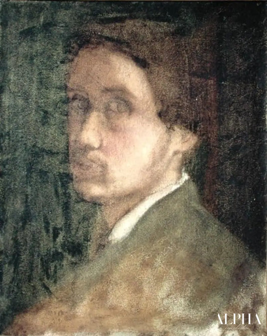 Autoportrait d'un homme - Edgar Degas - Reproductions de tableaux et peintures haut de gamme