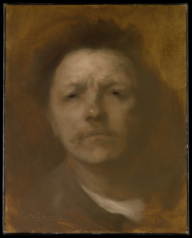 자화상 — Eugène Carrière