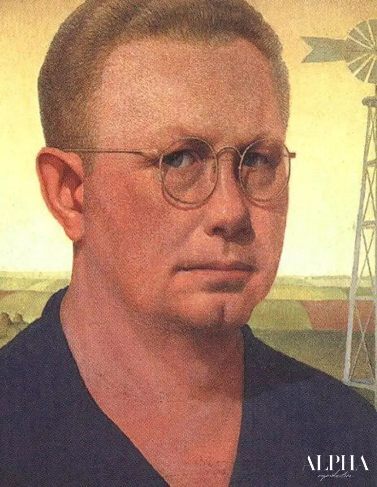 Autoportrait - Grant Wood - Reproductions de tableaux et peintures haut de gamme