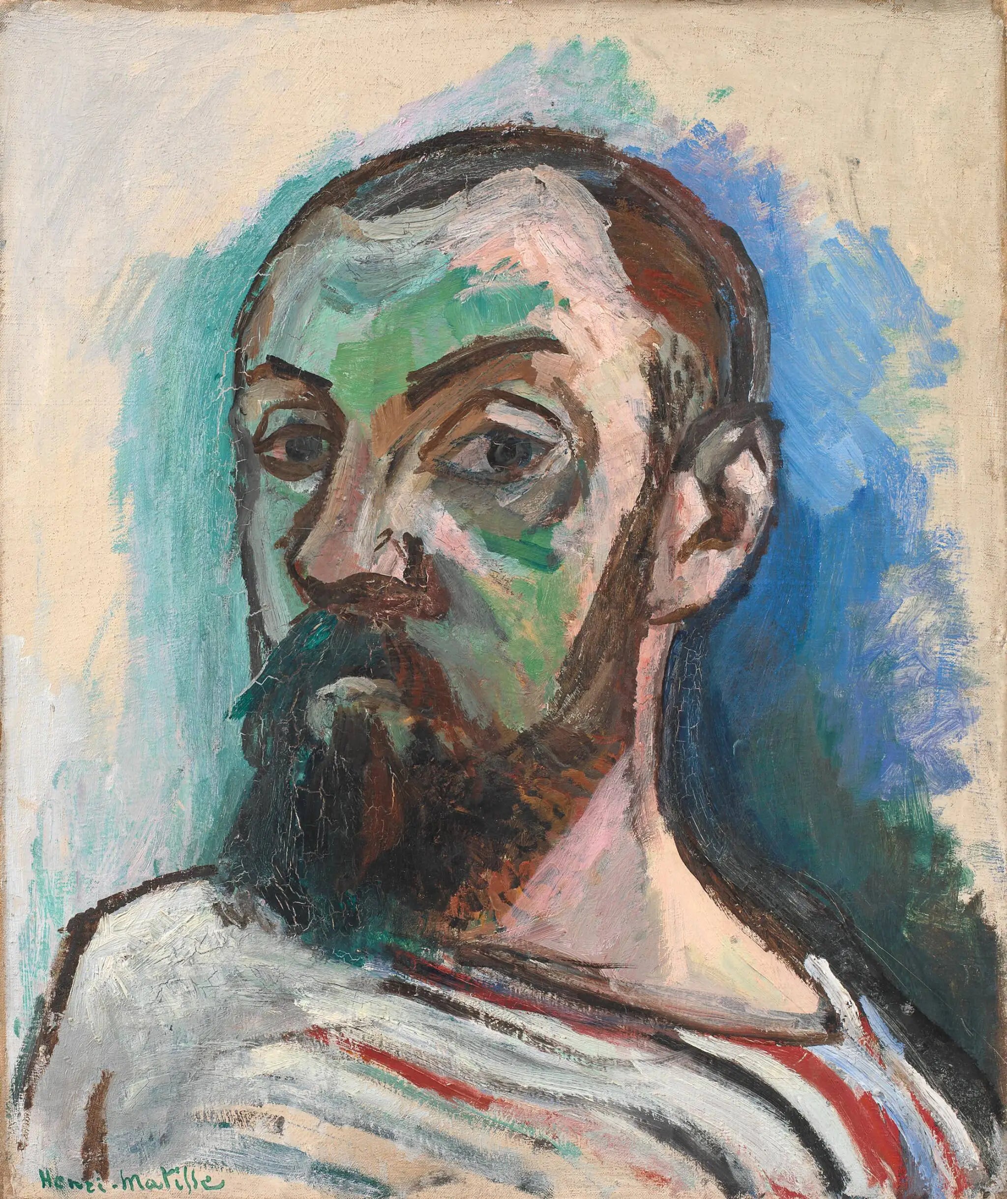 Reproduction du tableau « Autoportrait - Henri Matisse » par Alpha Reproduction en peinture à l’huile