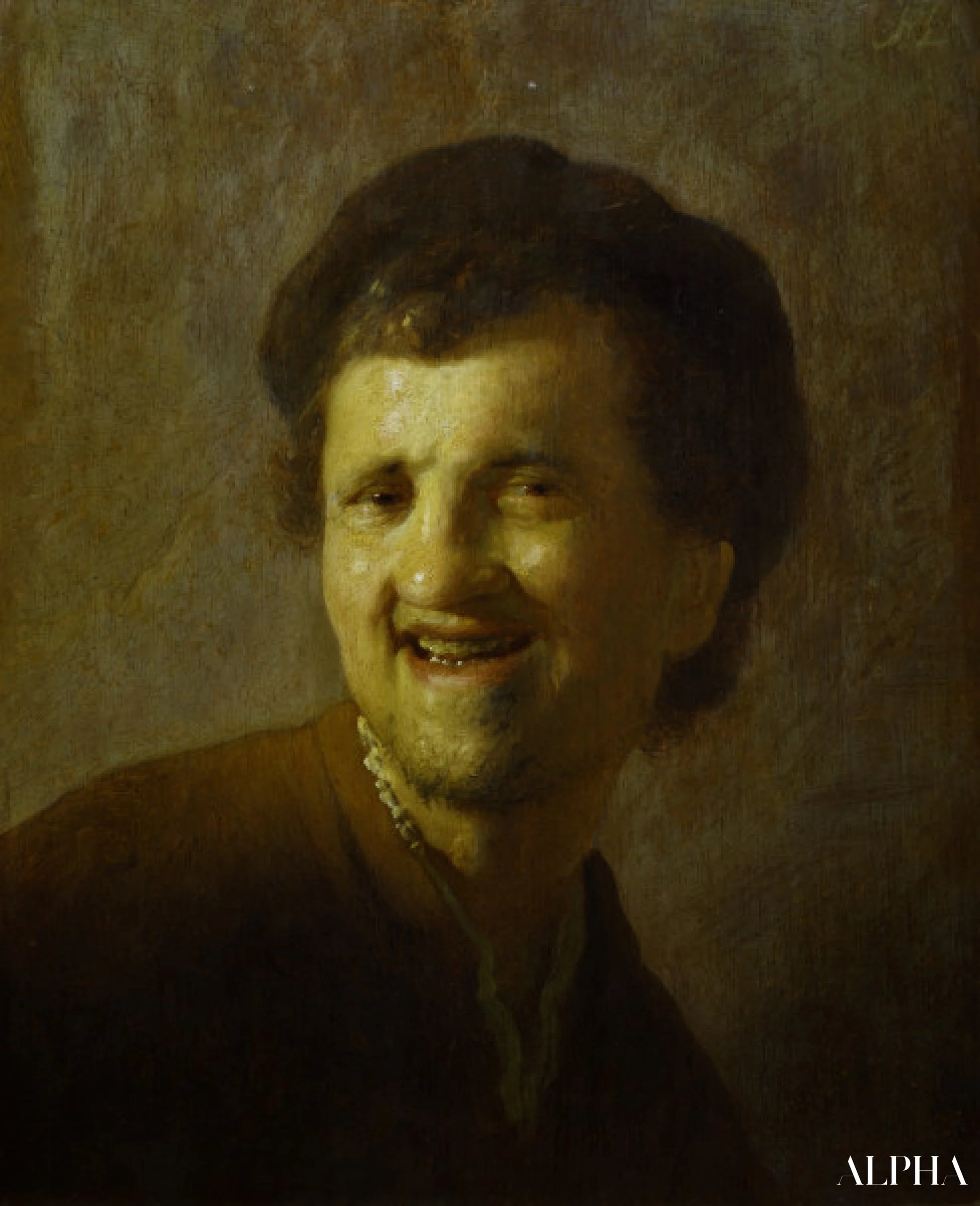 Autoportrait vers 1630 - Rembrandt van Rijn - Reproductions de tableaux et peintures haut de gamme