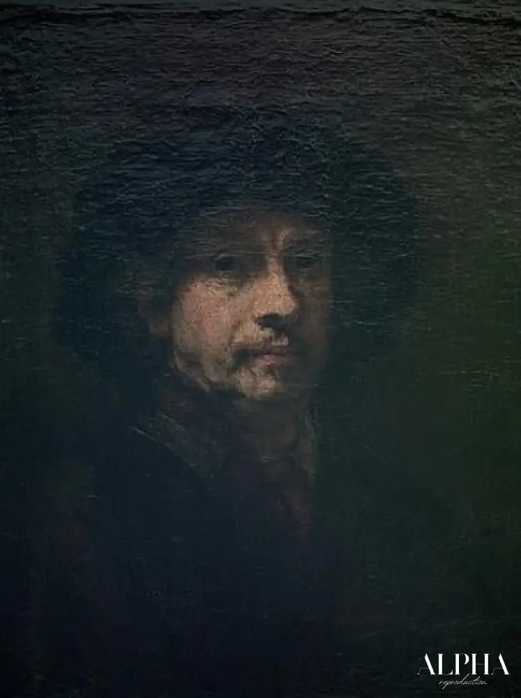 Autoportrait, vers 1655 - Rembrandt van Rijn - Reproductions de tableaux et peintures haut de gamme