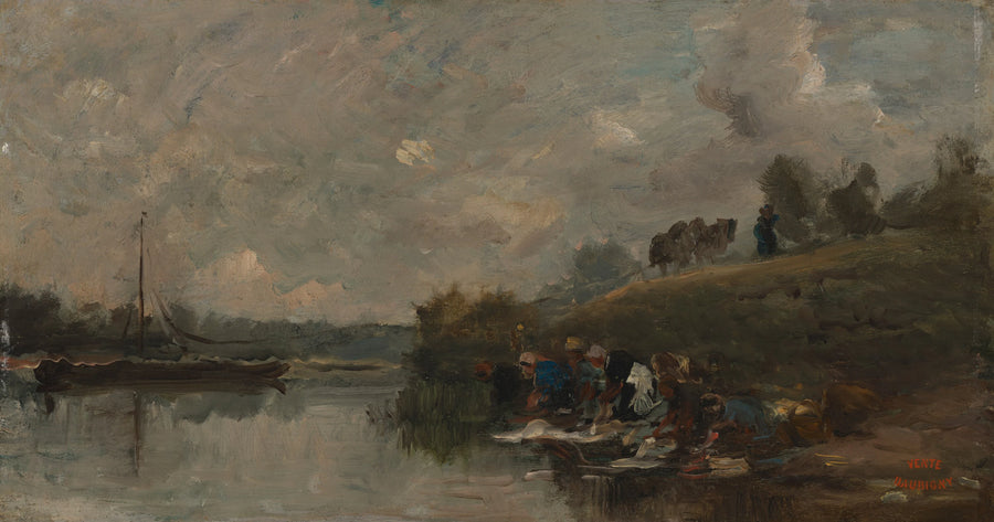 Auvers (Lavandières) - Charles-François Daubigny