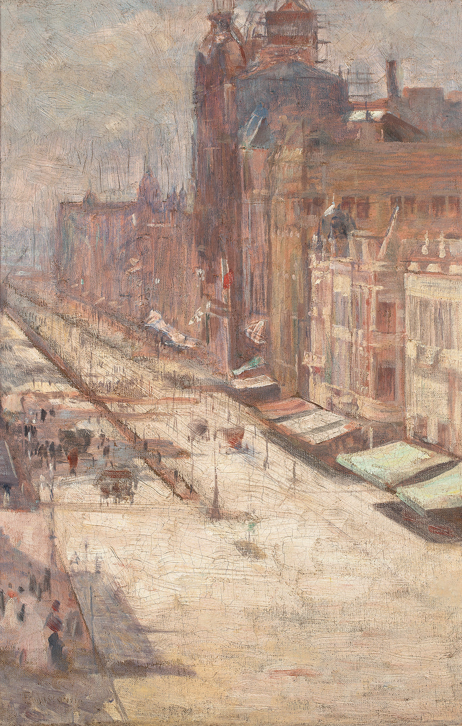 Avenida Central - Eliseu Visconti image 1 reproduction de peinture à l’huile