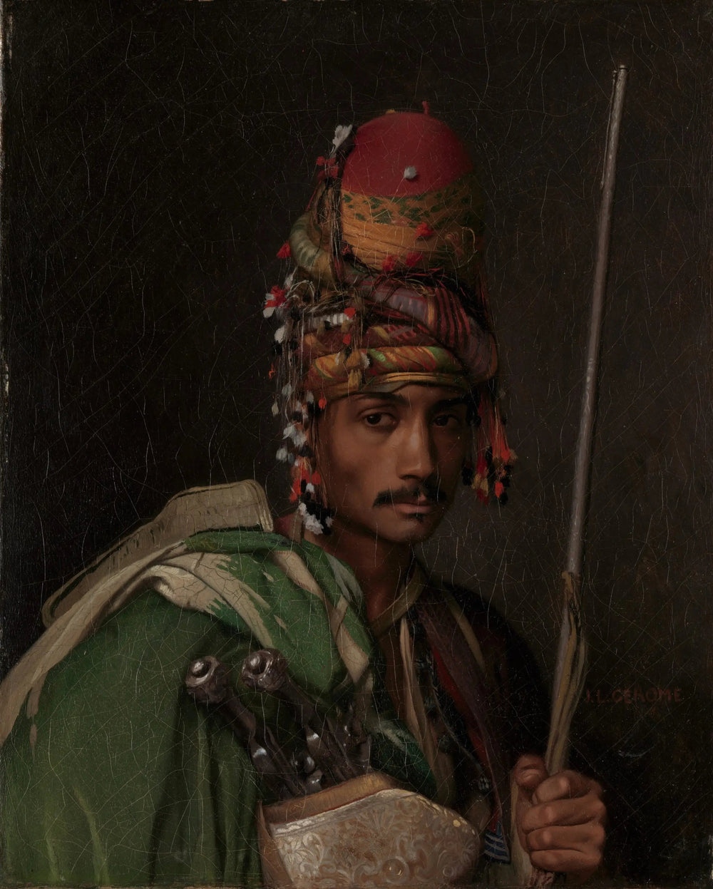 Bachi Bouzouk - Jean-Léon Gérôme image 1 copie de tableau peinte à la main
