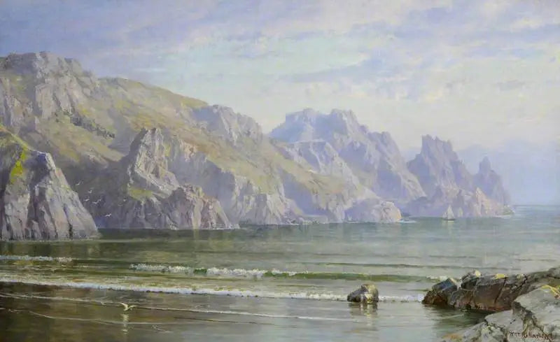 Baie de Petit Port - William Trost Richards image 1 reproduction d’œuvre d’art à l’huile