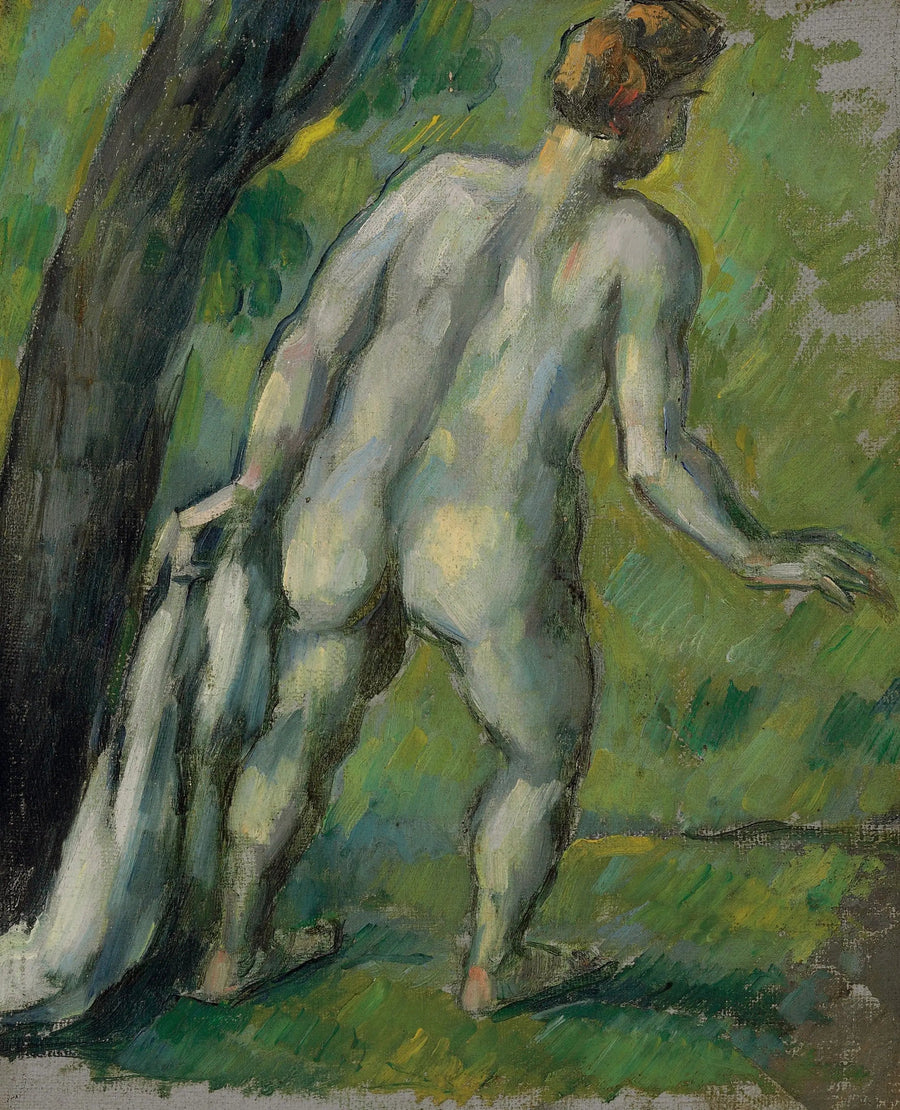 등을 보이는 목욕하는 사람 - Paul Cézanne
