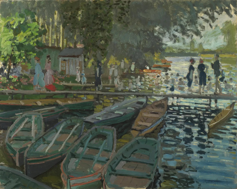 개구리 연못의 목욕객들 - Claude Monet