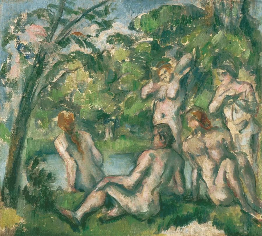 목욕하는 남녀 - Paul Cézanne
