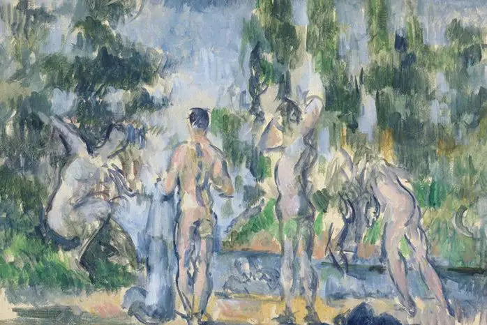 목욕하는 사람들 - Paul Cézanne