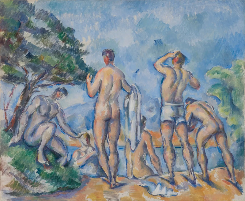 목욕하는 사람들 - Paul Cézanne