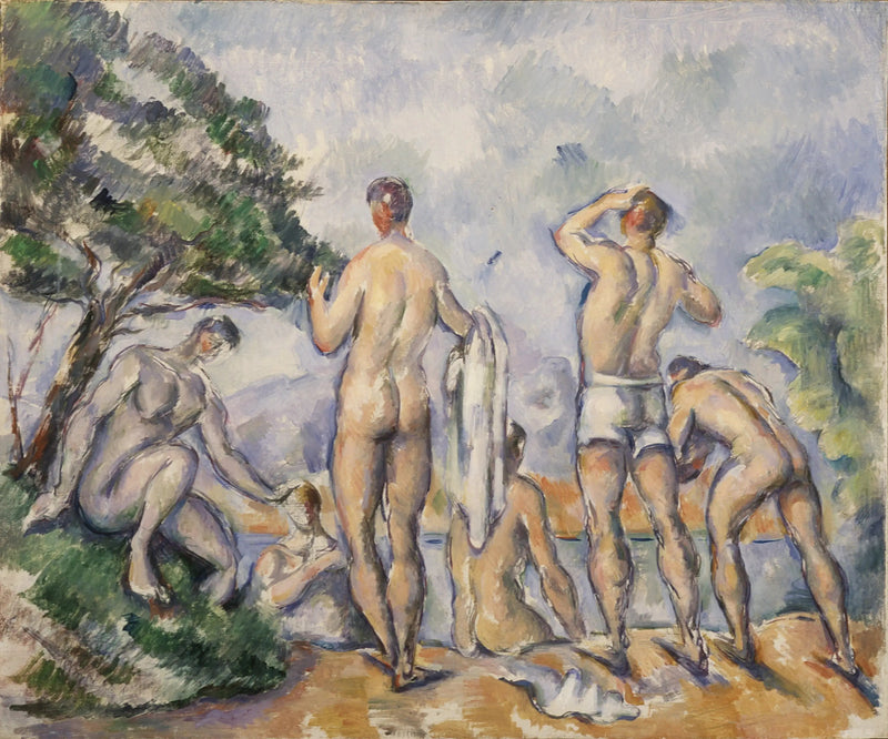 목욕하는 사람들 - Paul Cézanne