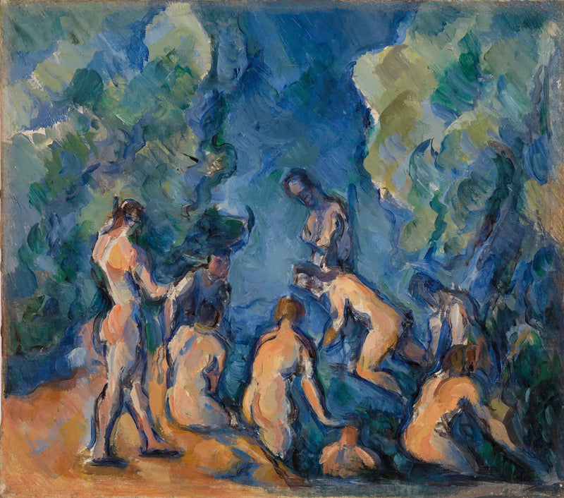 목욕하는 사람들 - Paul Cézanne