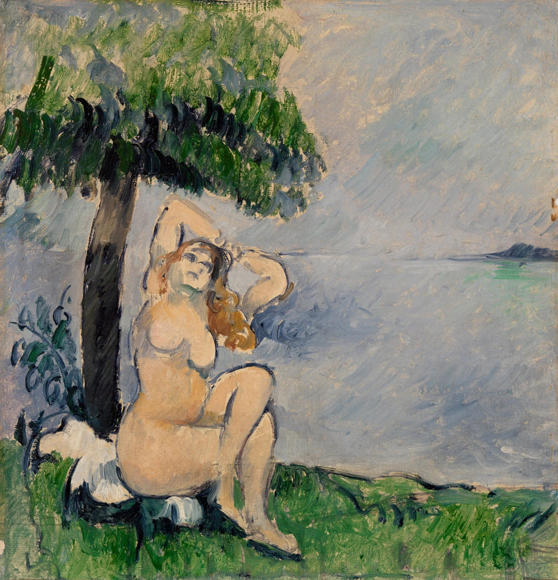 바닷가의 목욕하는 여인 - Paul Cézanne