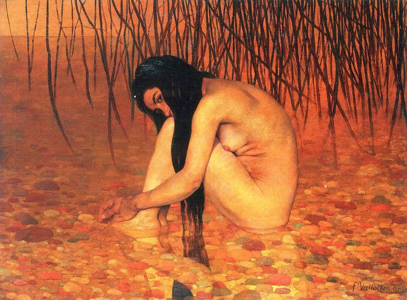 장화 속의 목욕하는 여성 - 펠릭스 발로통

Source:
Baigneuse aux roseaux - Félix Vallotton