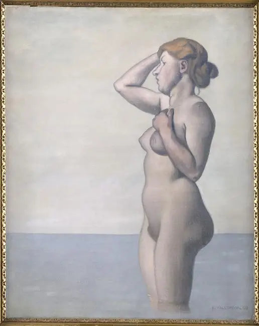 측면에서 본 목욕하는 여성, 회색 하늘 - 펠릭스 발로통

Source:
Baigneuse de profil, ciel gris - Félix Vallotton