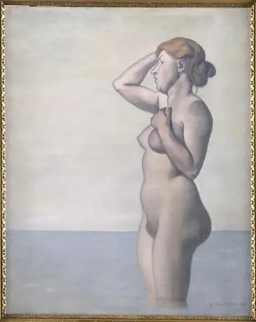 측면에서 본 목욕하는 여성, 회색 하늘 - 펠릭스 발로통

Source:
Baigneuse de profil, ciel gris - Félix Vallotton