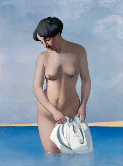 얼굴 목욕하는 여성, 회색 배경 - 펠릭스 발로통

Source:
Baigneuse de visage, fond gris - Félix Vallotton