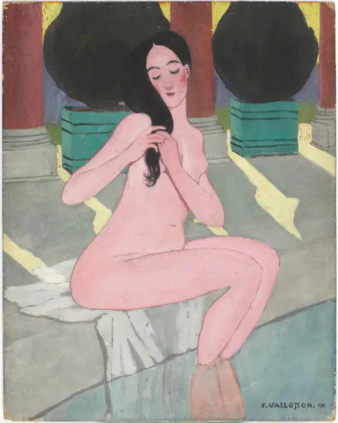 장미를 입은 목욕하는 여성 - 펠릭스 발로통

Source:
Baigneuse rose - Félix Vallotton