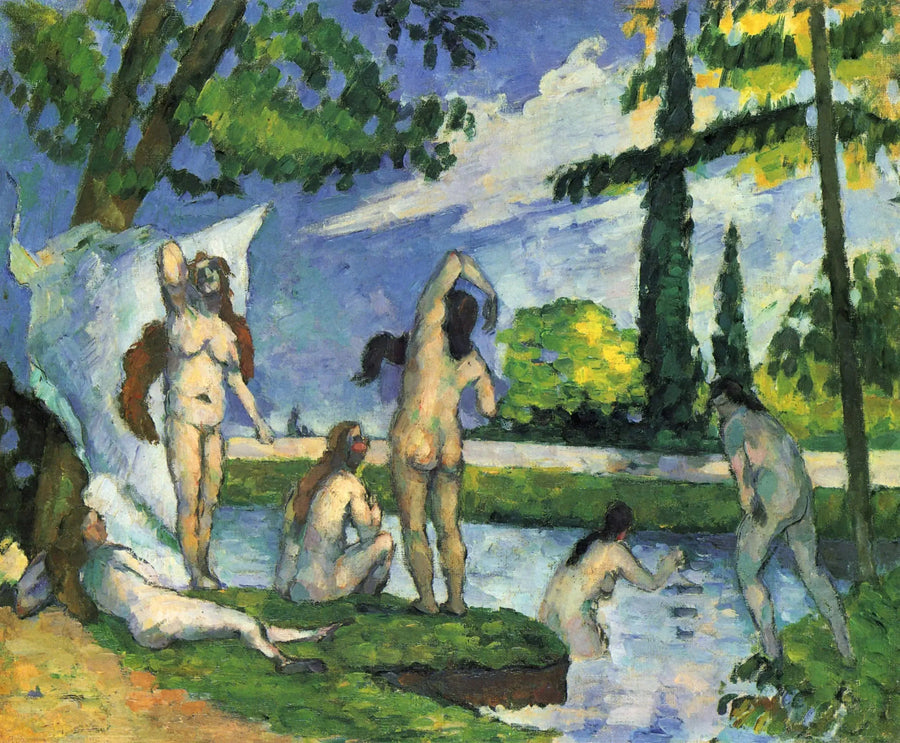 목욕하는 여인들 - Paul Cézanne