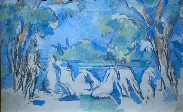 목욕하는 여인들 - Paul Cézanne